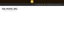 Tablet Screenshot of calmusicinc.com
